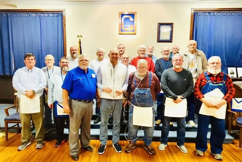 Porter speaks to Masonic Lodge about Magnolia Ranch